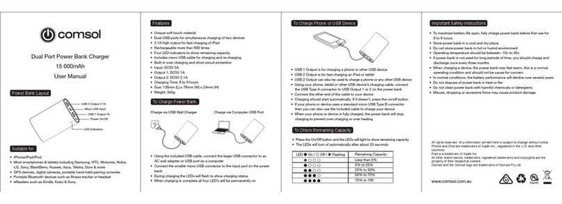 COMSOL SP150DP User manual