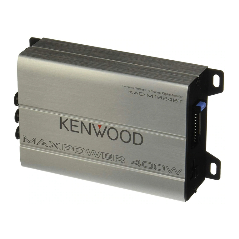 Kenwood KAC-M1824BT User manual