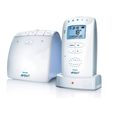 Philips AVENT Avent DECT baby monitor SCD520 User manual Philips AVENT Avent DECT baby monitor SCD520 User manual