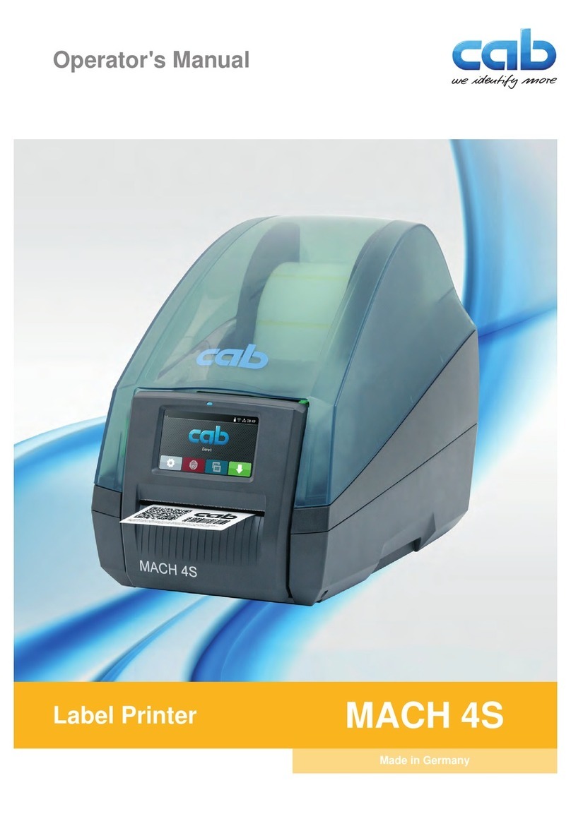 CAB MACH 4.3S/200B User manual