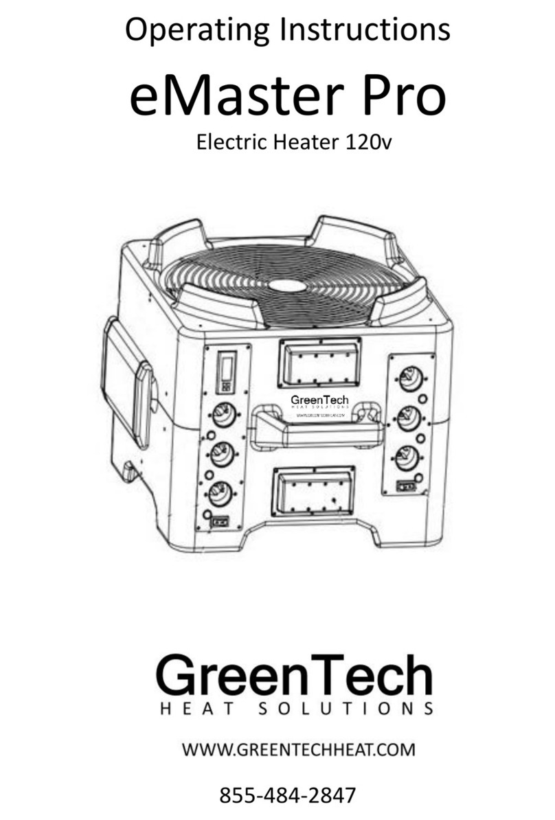 GreenTech eMaster Pro operating instructions