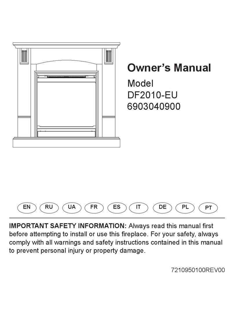 Dimplex DF2010-EU User manual Dimplex DF2010-EU User manual