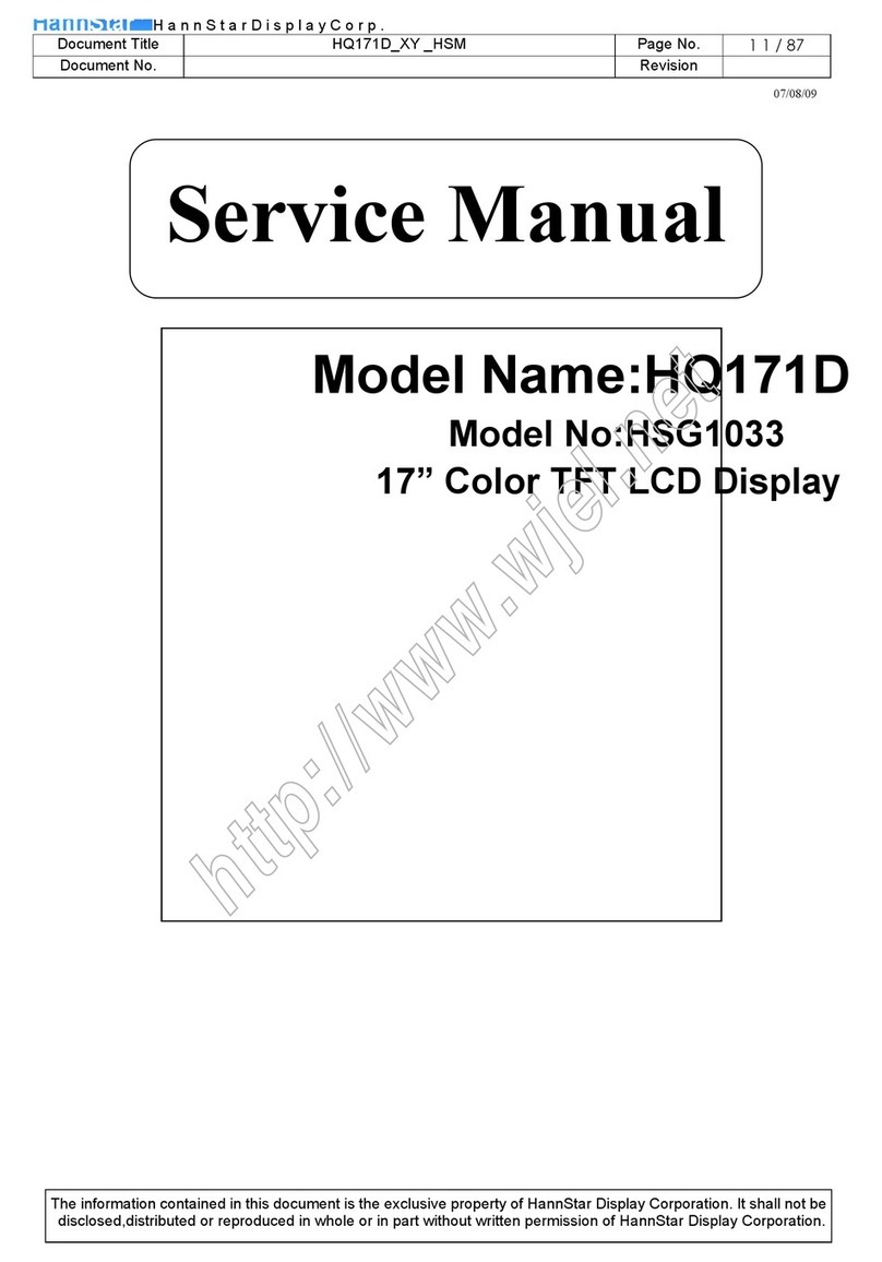 HannStar HQ171D Service manual