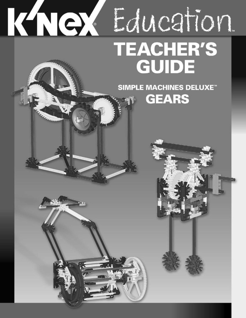 KNEX Education Simple Machines Deluxe GEARS User manual