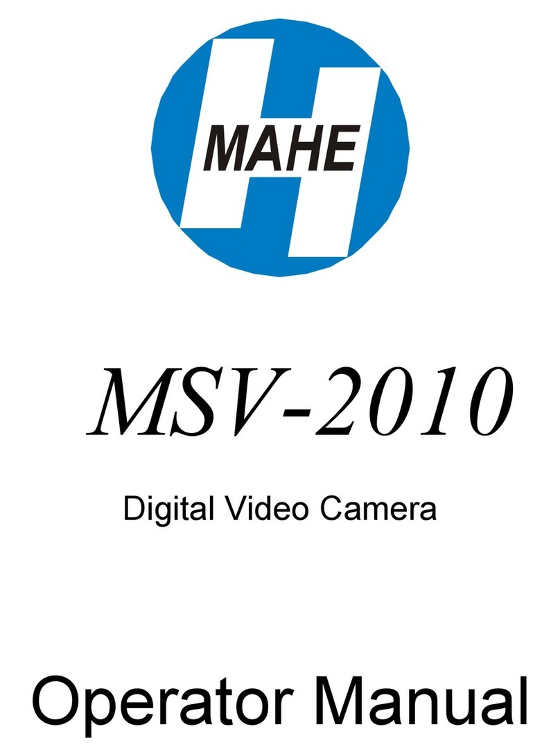 Mahe MSV-2010 Operator's manual