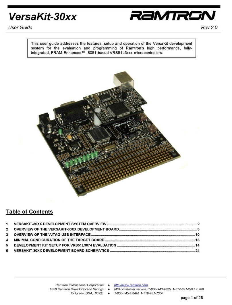 Ramtron VersaKit-30 Series user guide