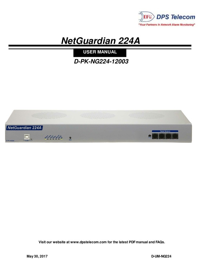 DPS Telecom NetGuardian 224A user manual