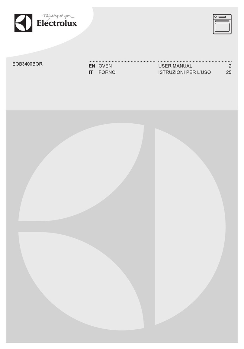 Electrolux EOB3400BOR User manual