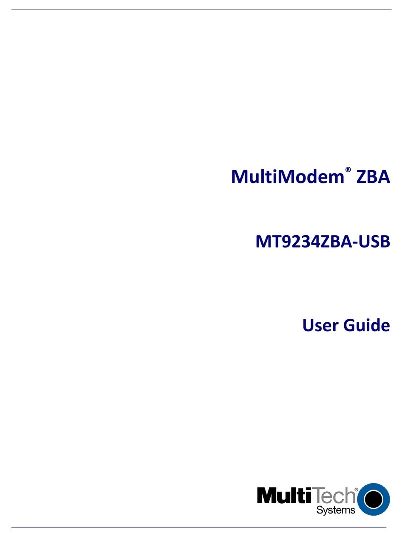Multitech MT9234ZBA-USB User manual Multitech MT9234ZBA-USB User manual
