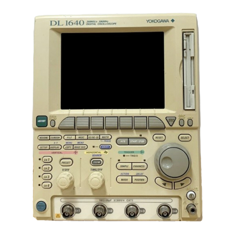 YOKOGAWA DL1640 User manual