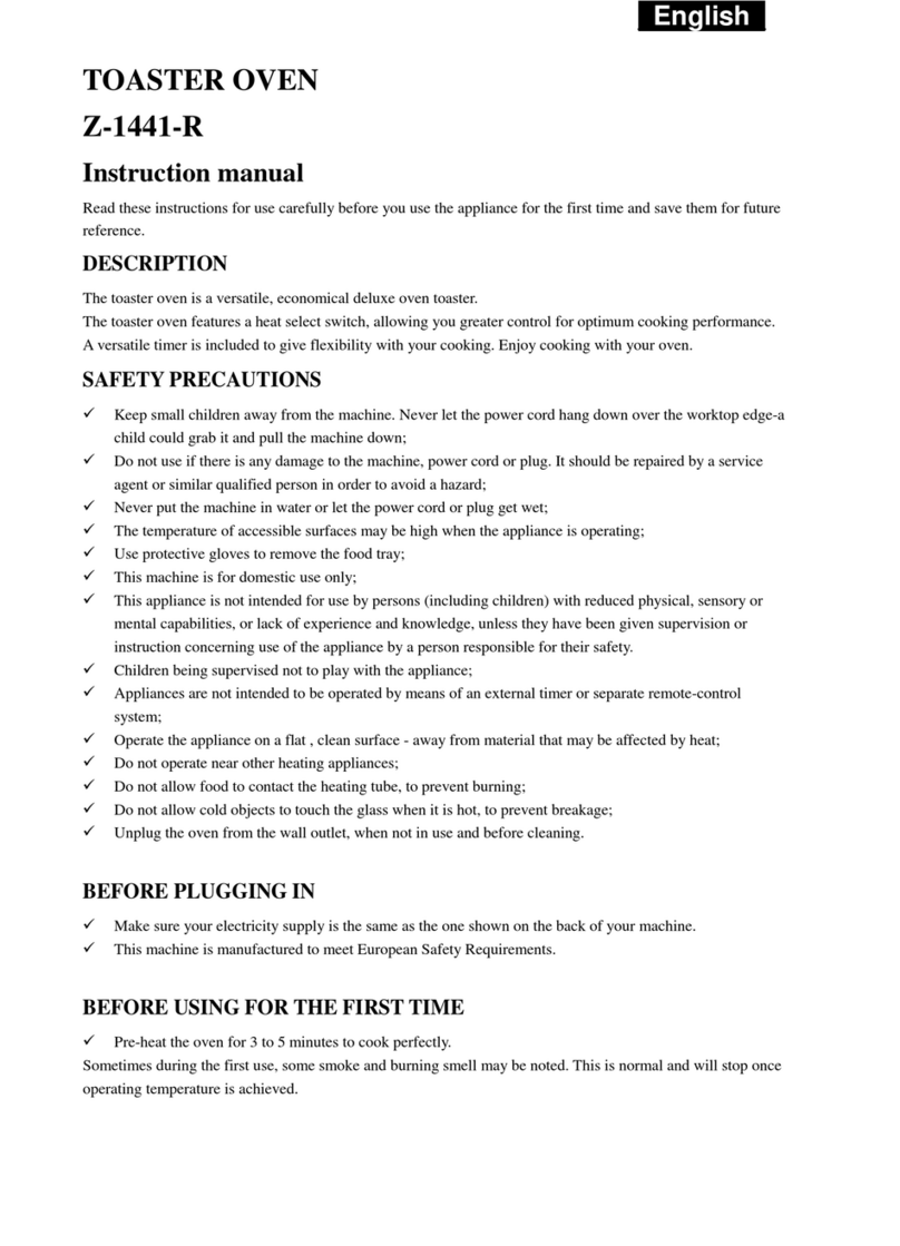 Zephyr Z-1441-R User manual
