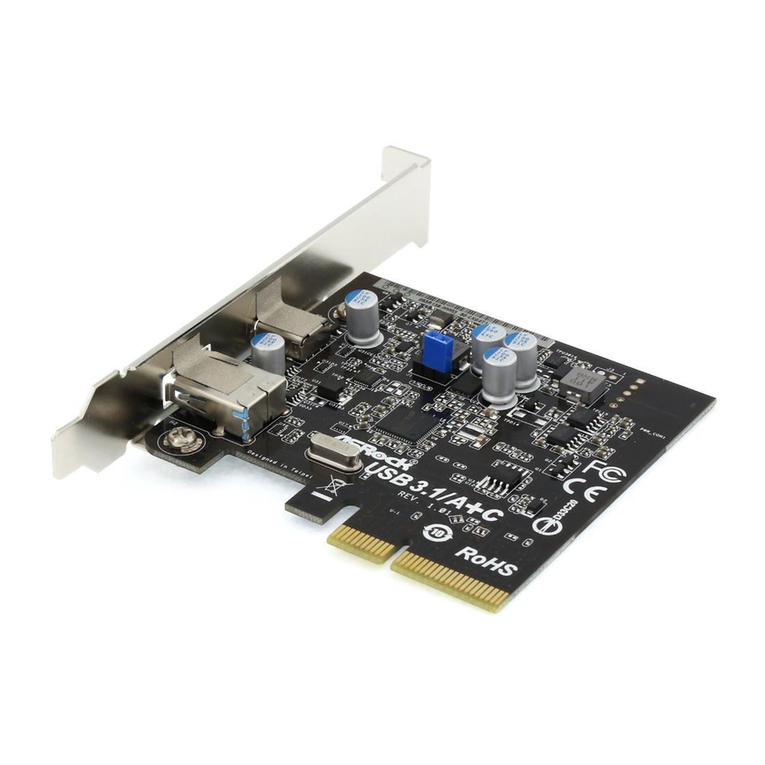 ASROCK USB 3.1/A+C User manual ASROCK USB 3.1/A+C User manual