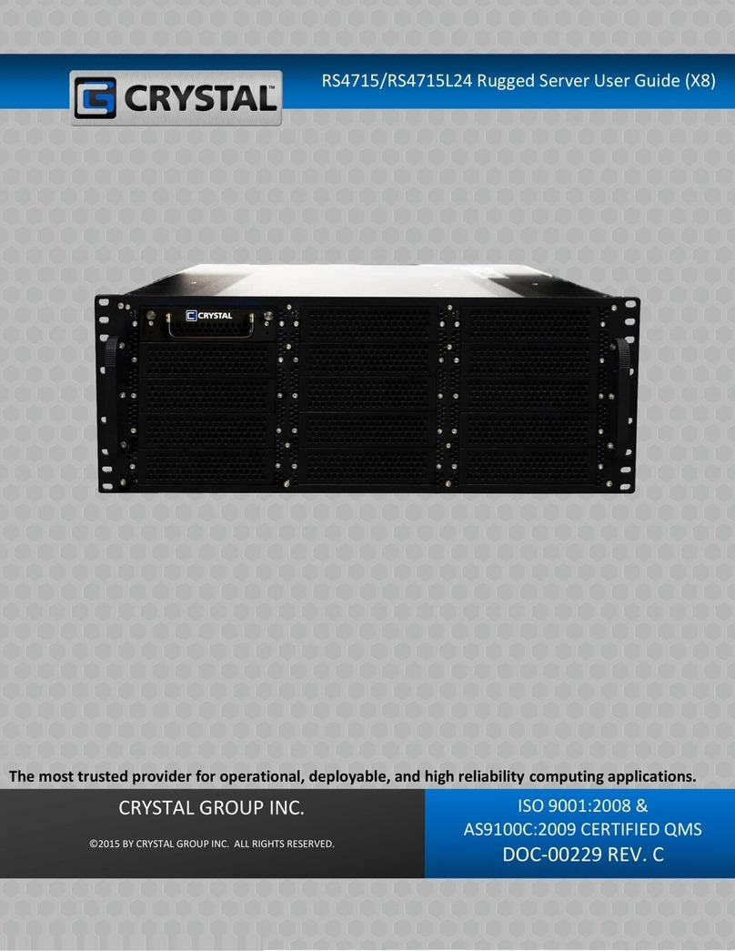 CRYSTAL GROUP INC. RS4715 user guide