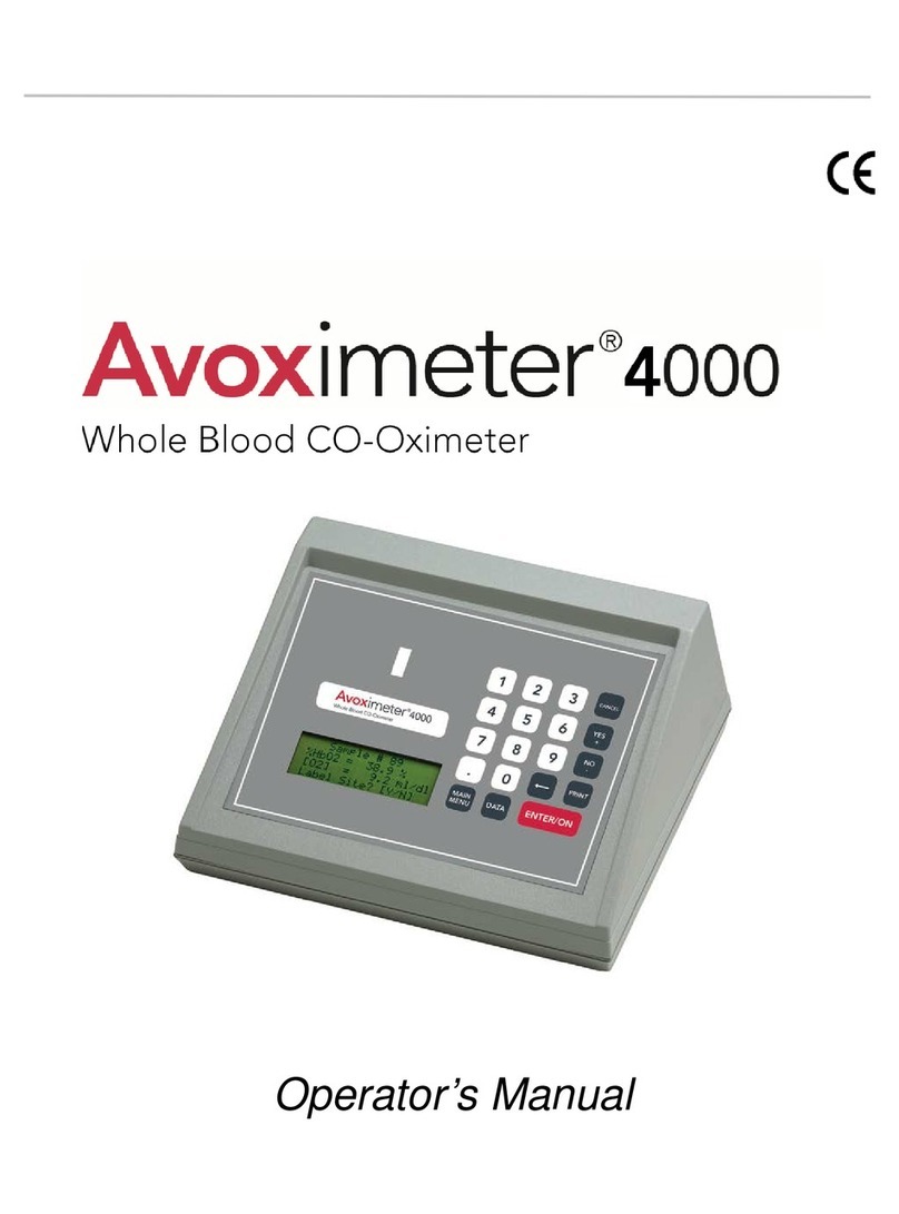 Accriva Diagnostic AVOXimeter 4000 Operator's manual