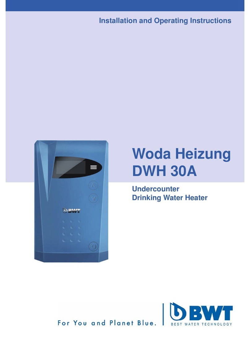 BWT DWH 30A User manual