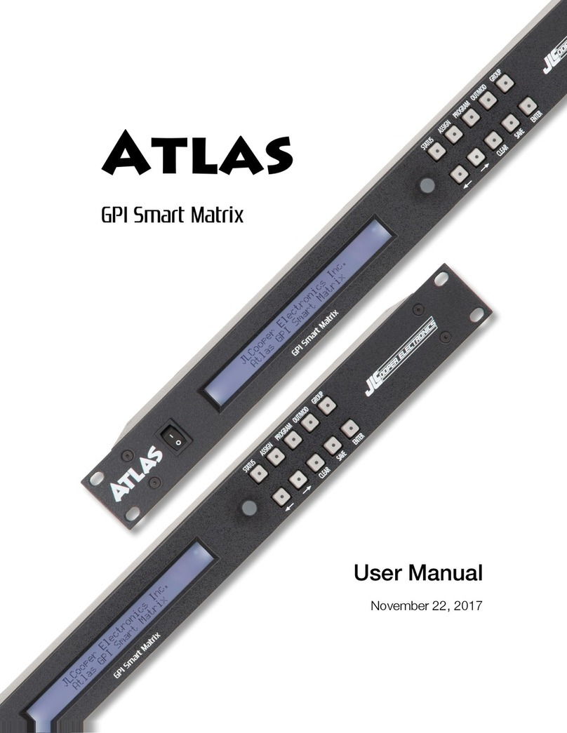 JLCooper Electronics Atlas user manual