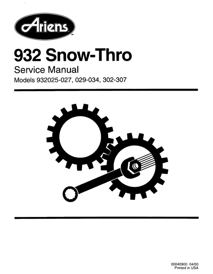 Ariens 932025 User manual Ariens 932025 User manual