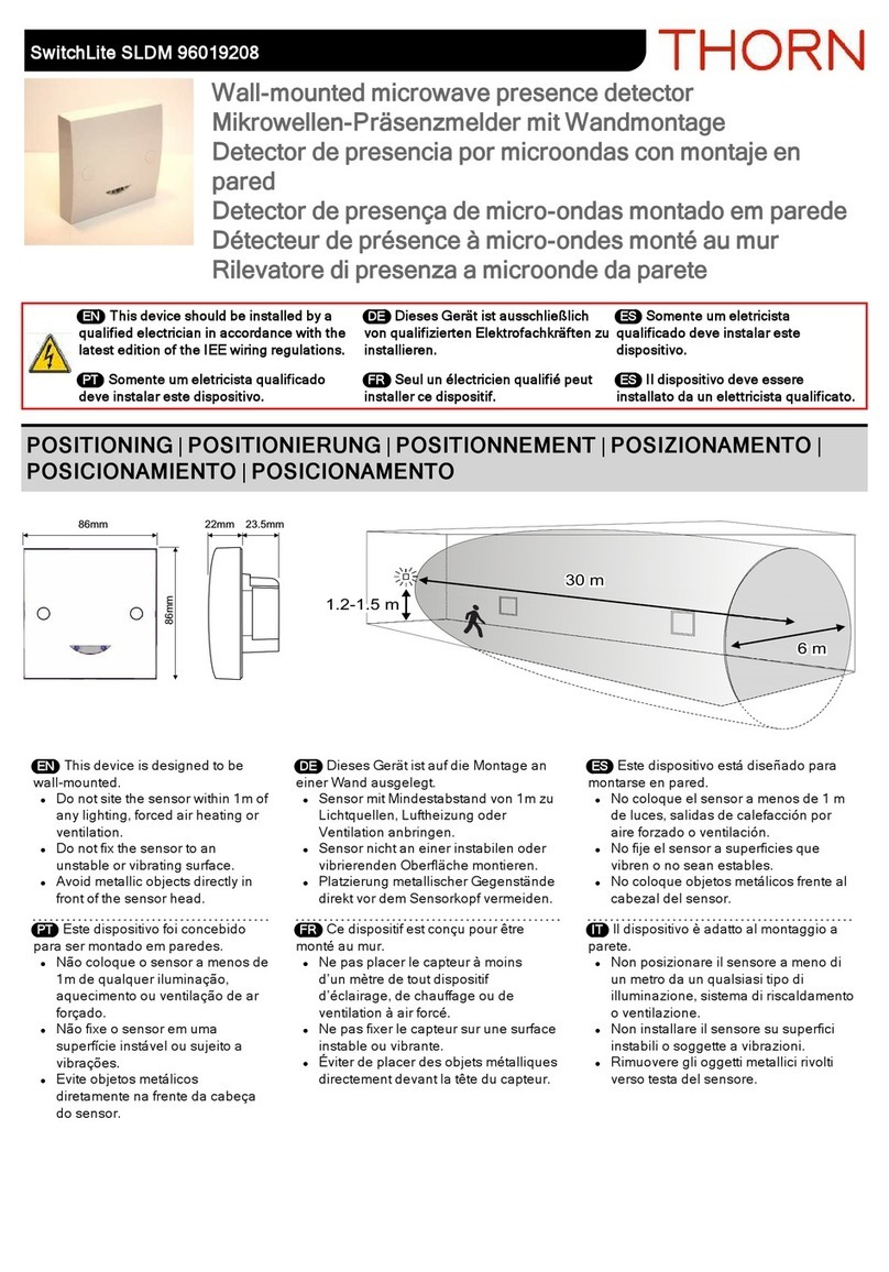 Thorn SwitchLite SLDM 96019208 User manual