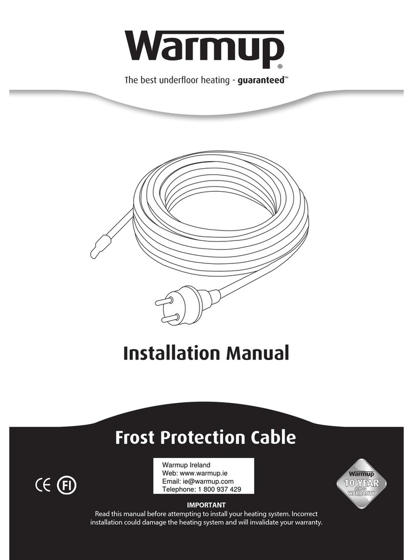 Warmup W10FP20 installation manual