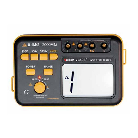 Victor VC60B+ User manual Victor VC60B+ User manual