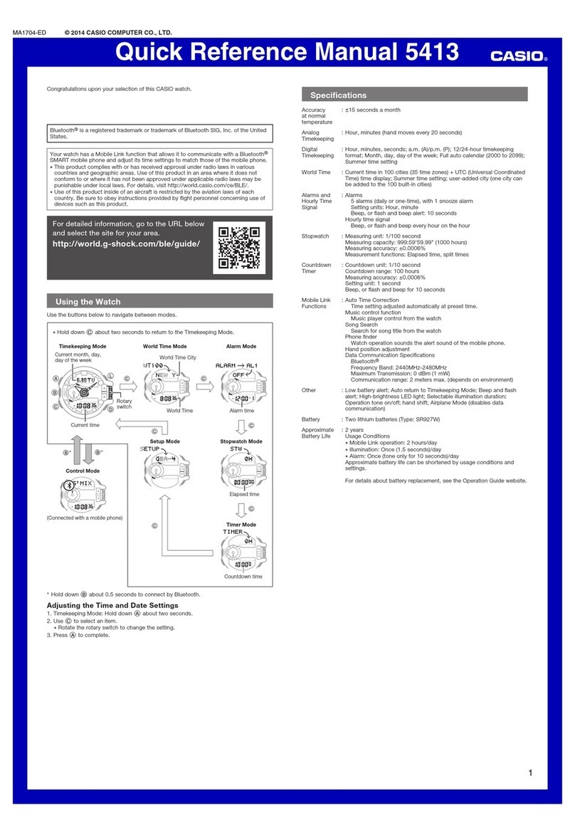 Casio 5413 Service manual Casio 5413 Service manual