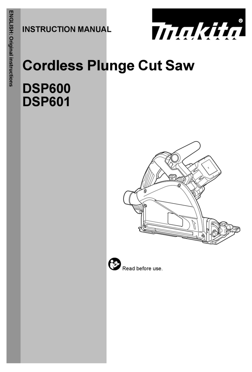 Makita DSP600 instruction manual
