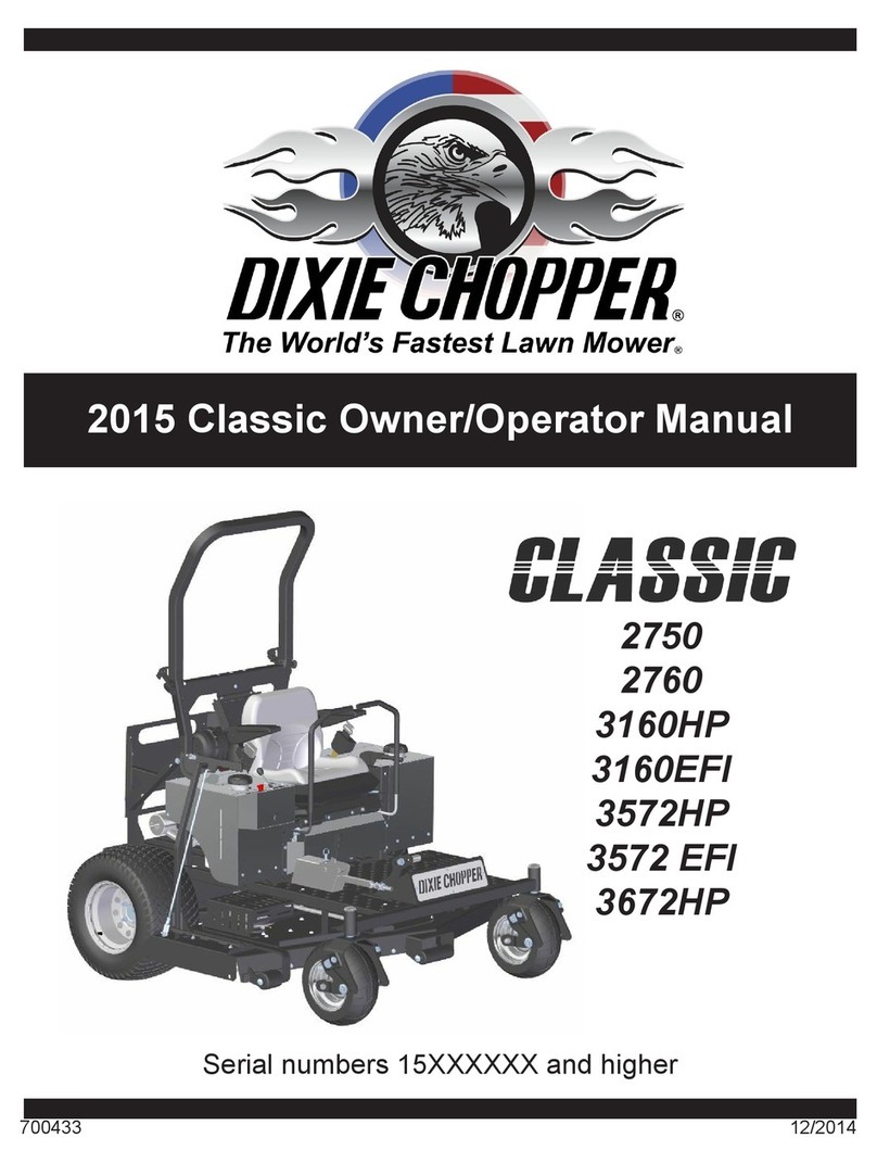 Dixie Chopper Classic 2760 Owner's manual Dixie Chopper Classic 2760 Owner's manual