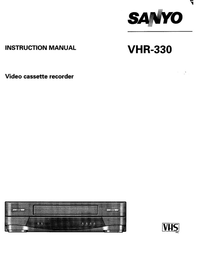 Sanyo VHR-330 User manual