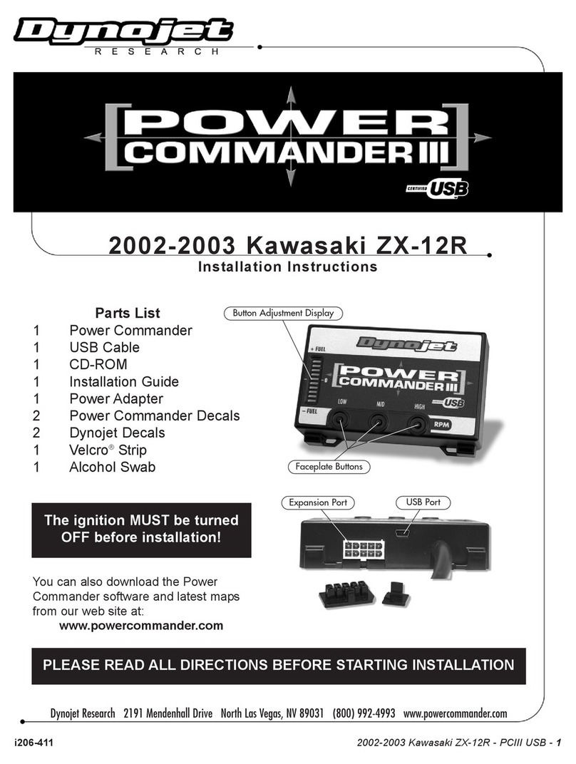 Dynojet power commander III User manual Dynojet power commander III User manual