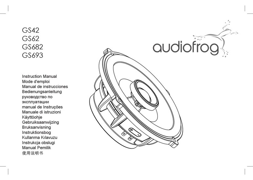 Audiofrog GS42 instruction manual