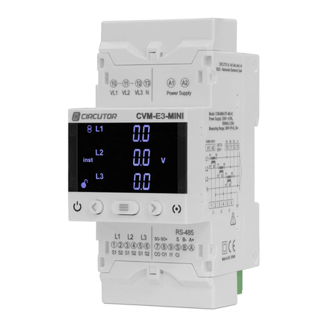 Circutor CVM-E3-MINI User manual