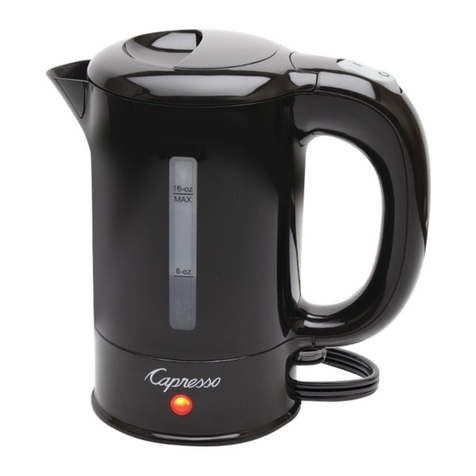 Capresso 280.01 Operating instructions and warranty