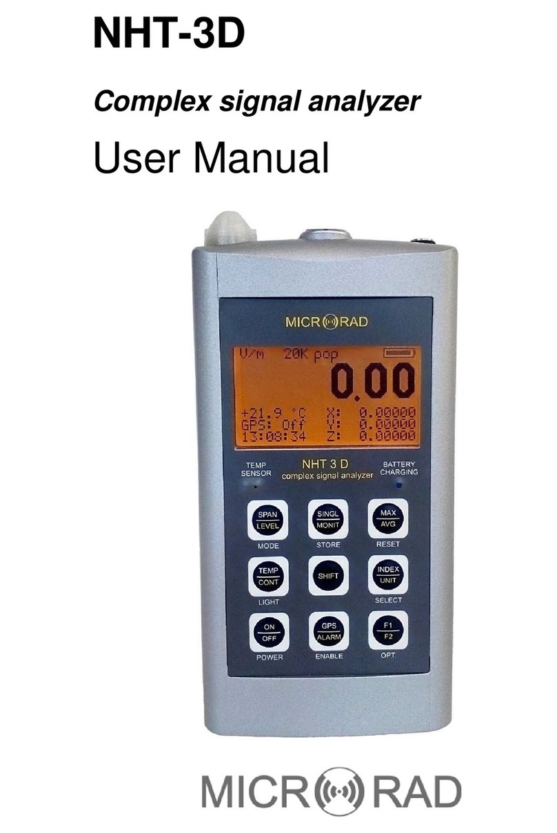 Microrad NHT-3D user manual