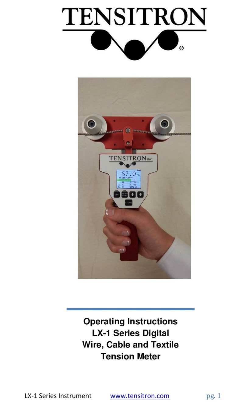 TENSITRON LX-50-1 User manual