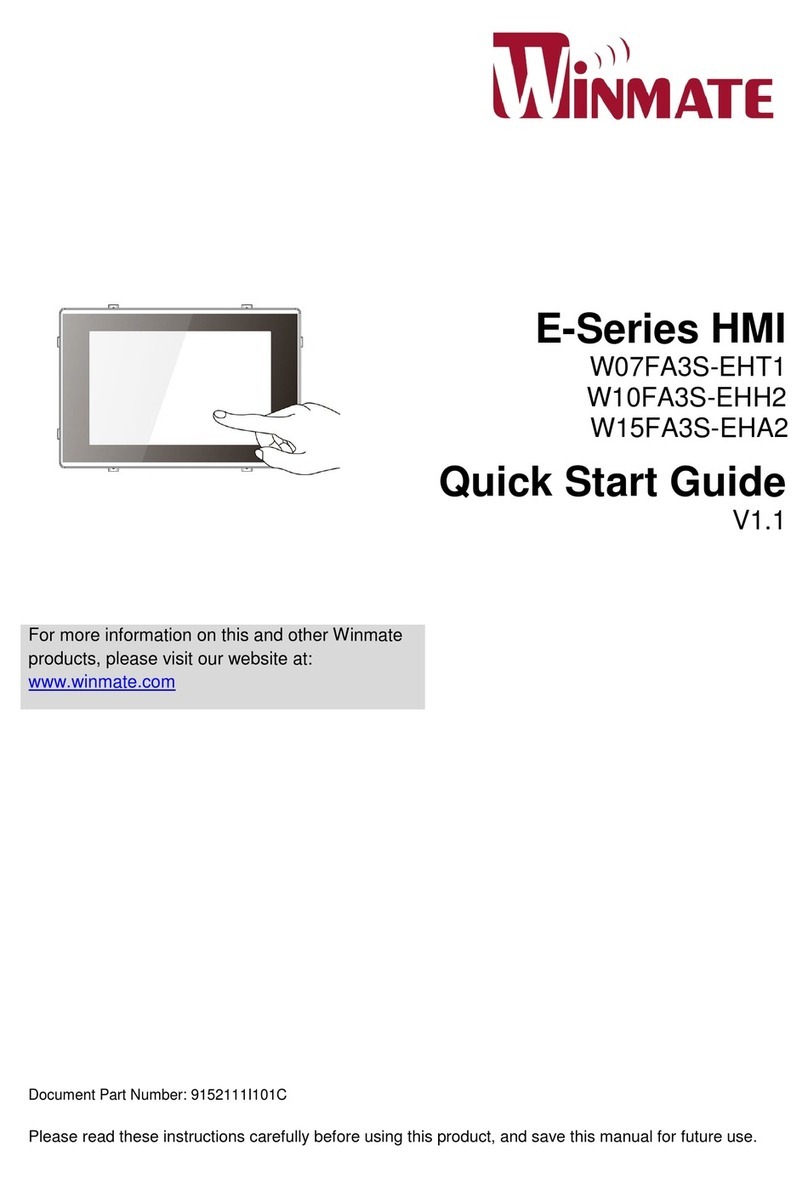 Winmate W07FA3S-EHT1 quick start guide
