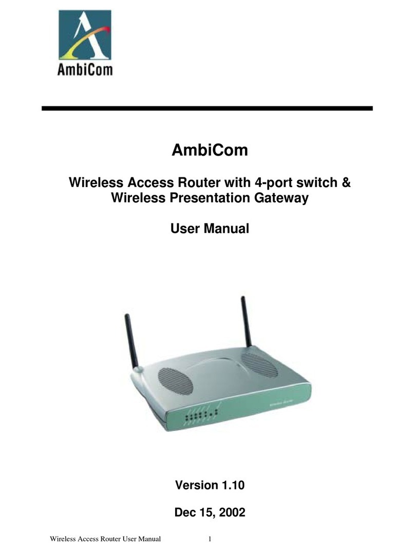 AmbiCom WL1100C-AR user manual