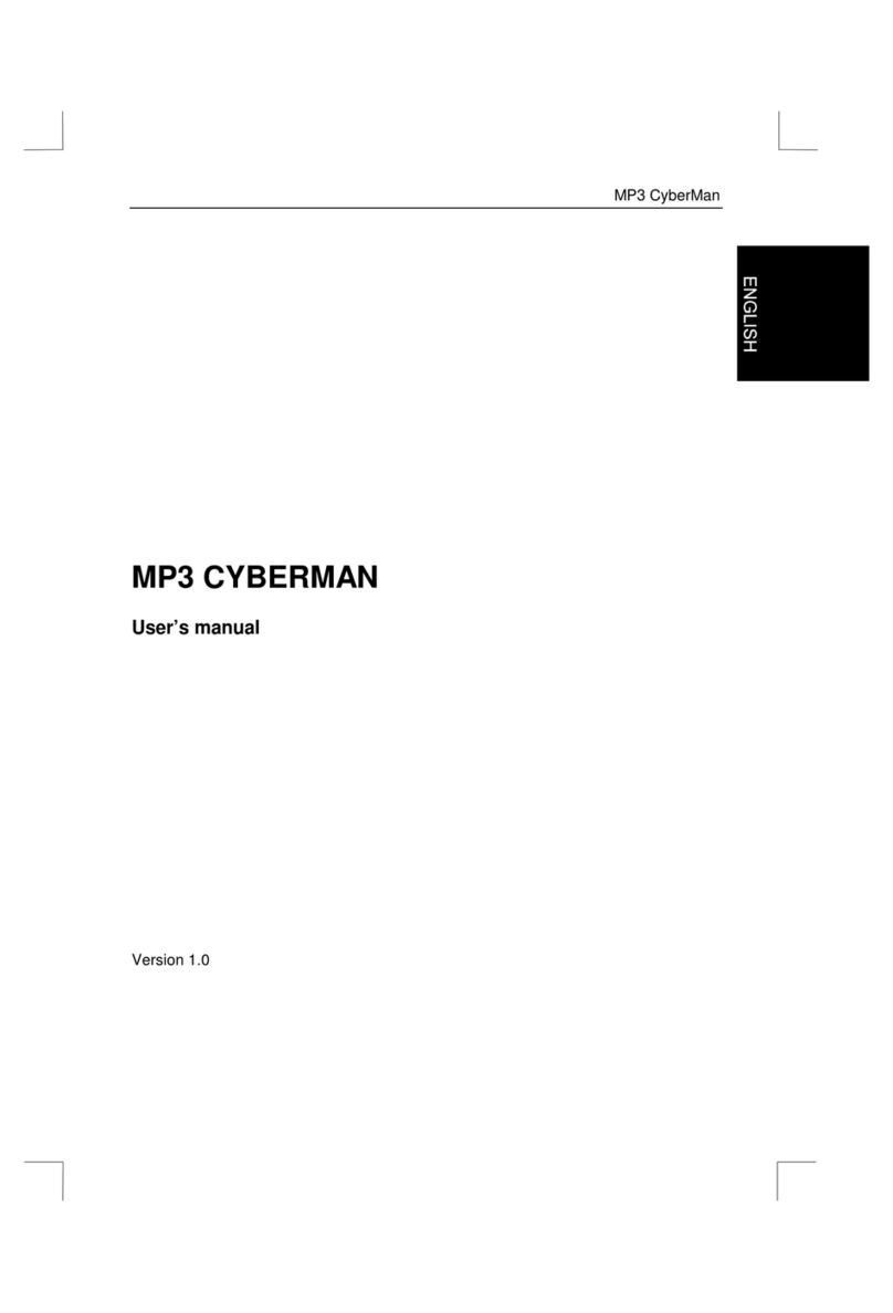 Trust MP3 CyberMan user manual