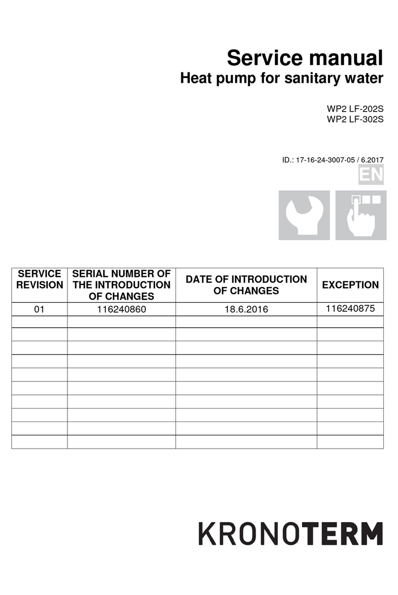 Kronoterm WP2 LF-202S User manual