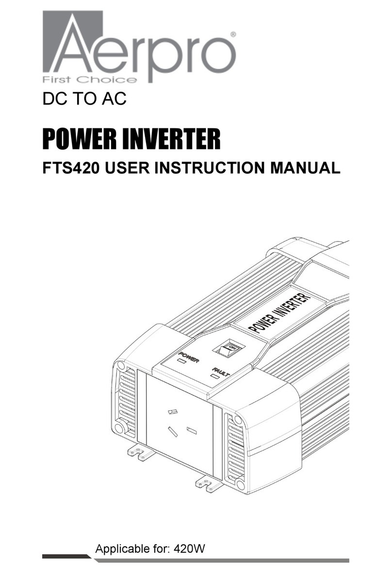 Aerpro FTS420 User instruction manual