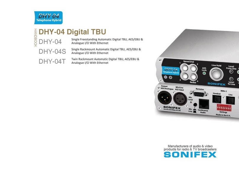 Sonifex DHY-04 Handbook