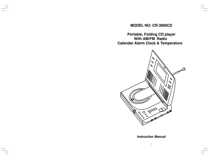 LENCO CR-3800CD User manual