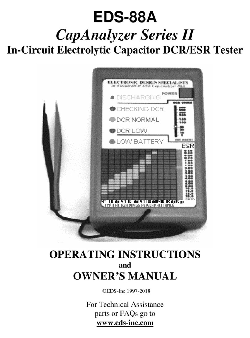 EDS CapAnalyzer 88A Series II Assembly instructions