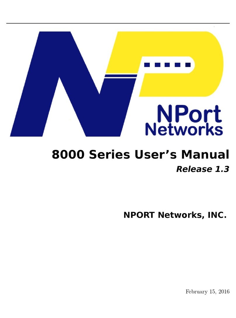 NPort Networks N1-8016 User manual