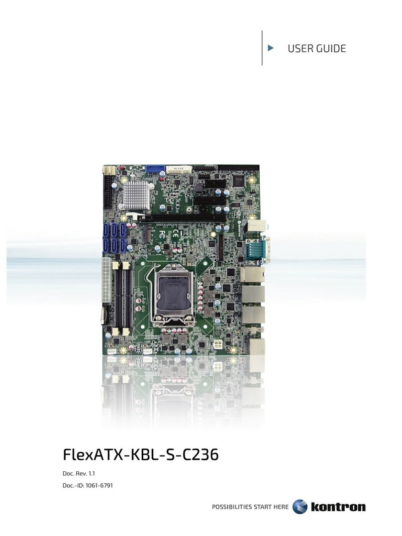 Kontron FlexATX-KBL-S-C236 user guide