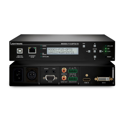 Lightware MODEX-F15-OPTS-TX user manual