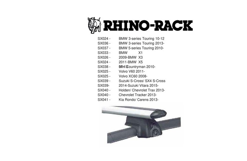 Rhino-Rack SX024 installation instructions