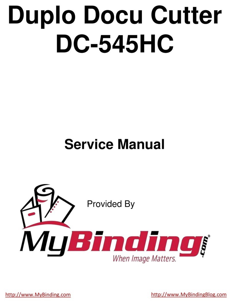 MyBinding DC-545HC Service manual