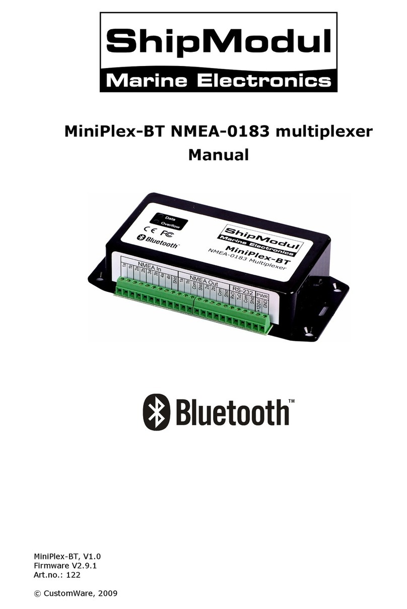 ShipModul MiniPlex-BT NMEA-0183 User manual