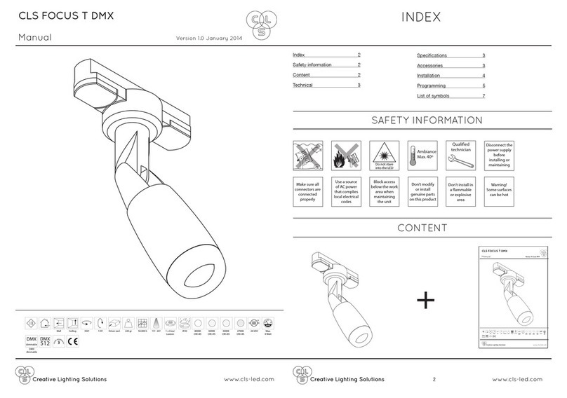 CLS FOCUS T DMX User manual CLS FOCUS T DMX User manual