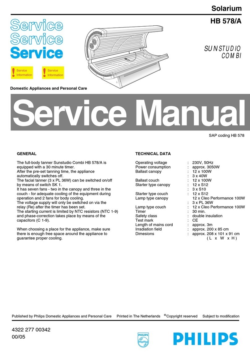 Philips SUNStudio Combi HB 578/A Service manual